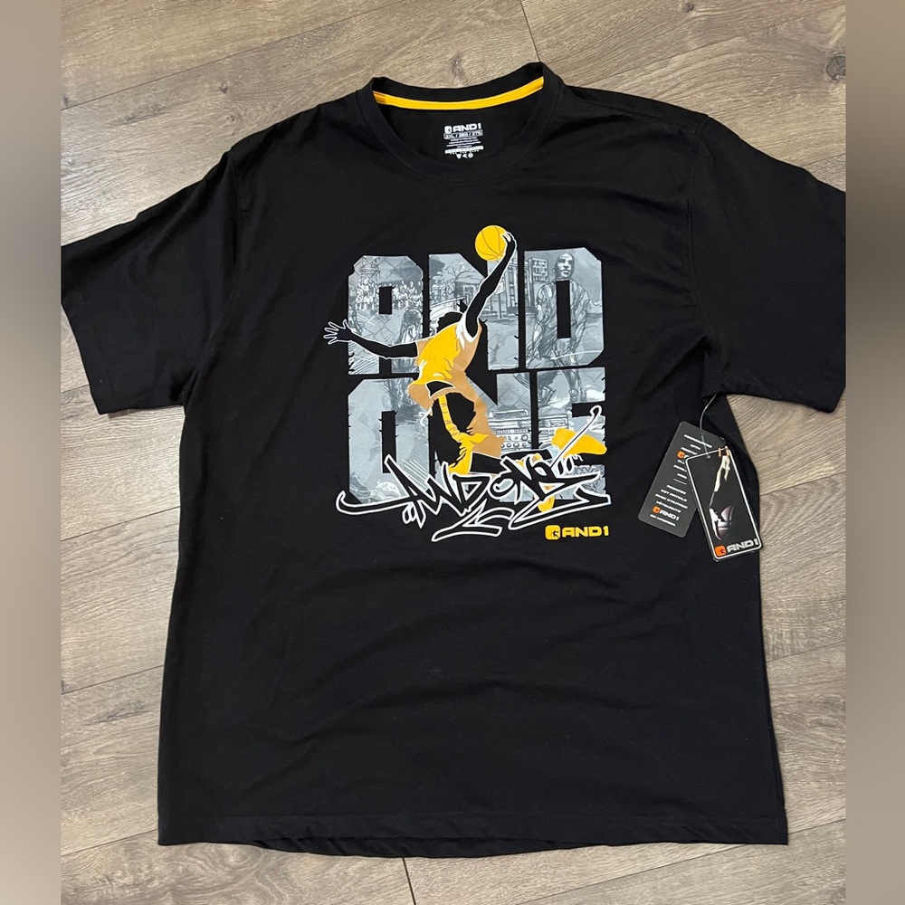 And1 Graphic T-shirt Size 2 XL New